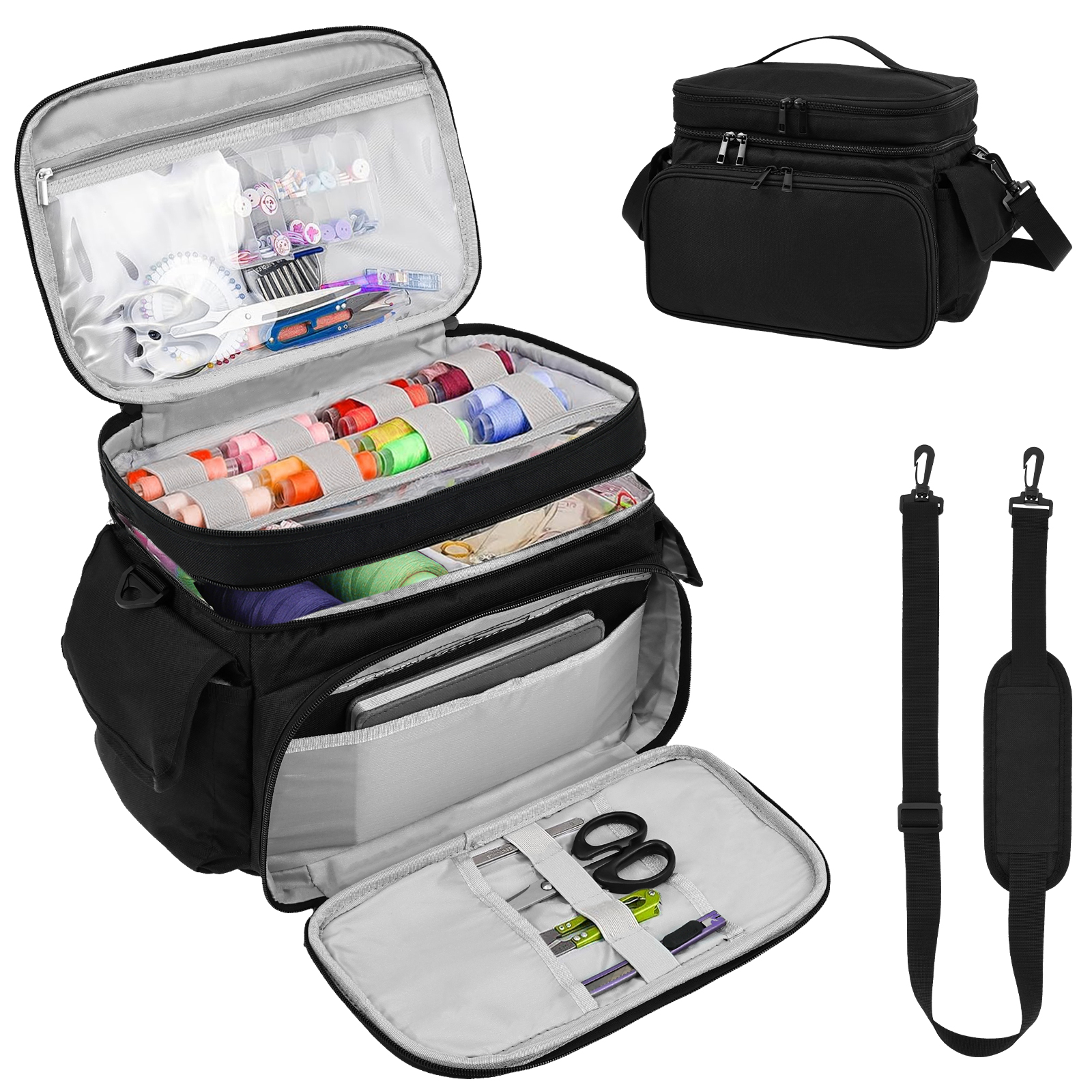Craft Embellishment Storage - Large Sewing Bag Wool Knitting Yarn