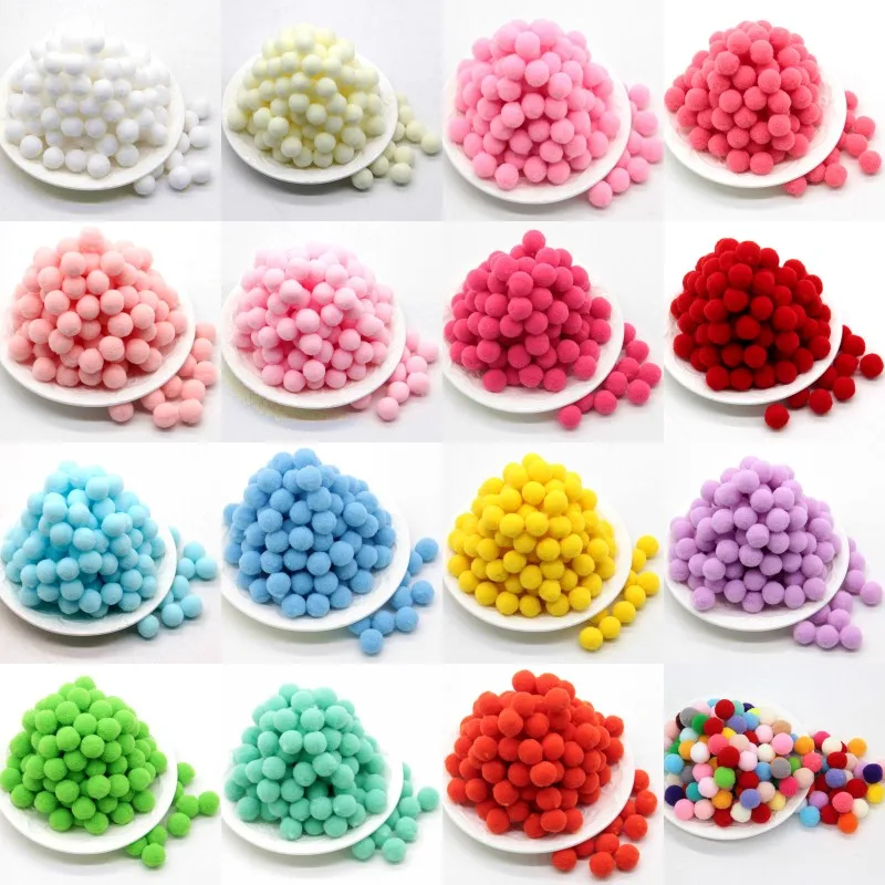 Pom Pom Maker Tool - 8/10/15/20/25/30mm Mini Fluffy Soft Pom Poms