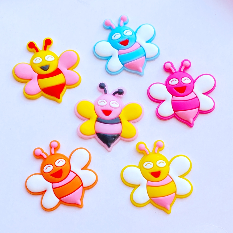 Embellishment Glue Craft - 12Pcs New Cute Honeybee Series PVC