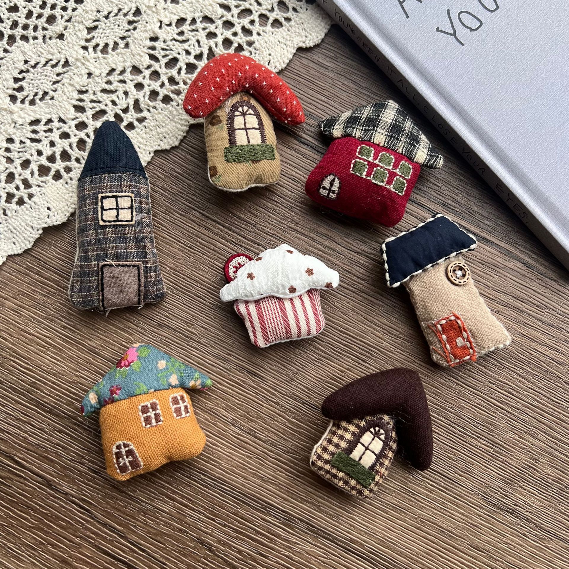 Craft Embellishment - Stuffed Fabric Mushroom House DIY Craft