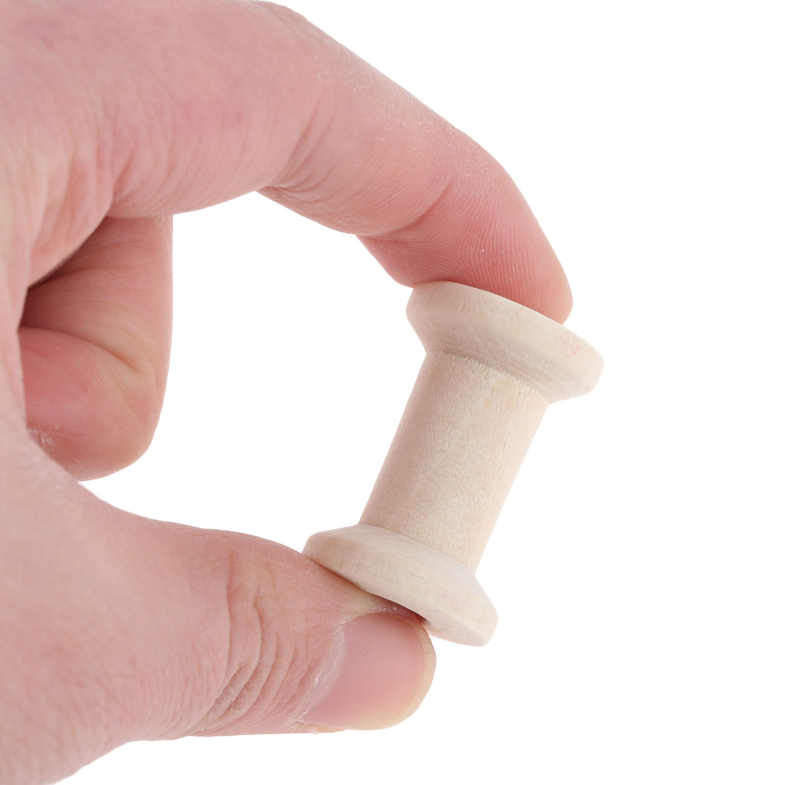 Organza Ribbon Spool - 10Pcs Sewing Wooden Bobbins Spools Reels