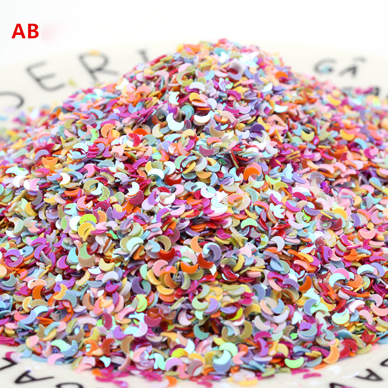 Embellishment Glue Craft - New Moon Gold Sequin Patches DIY