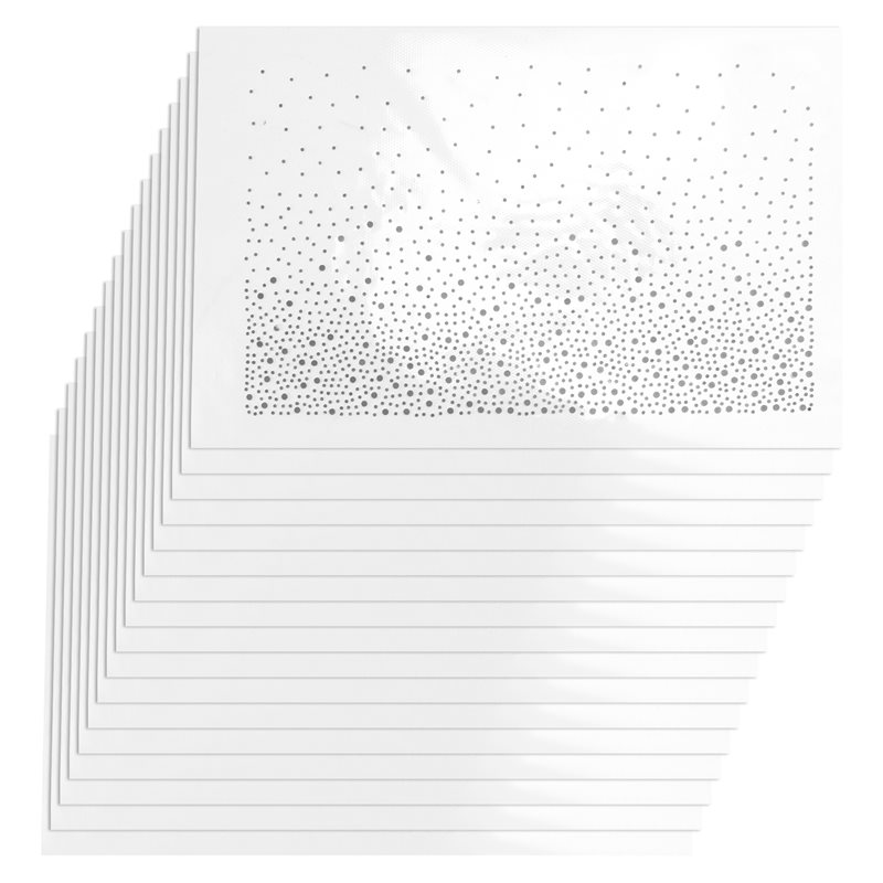 Hotfix Rhinestone Sheet - A53Q-Glitter Hotfix Rhinestones 17 Sheet Iron-On