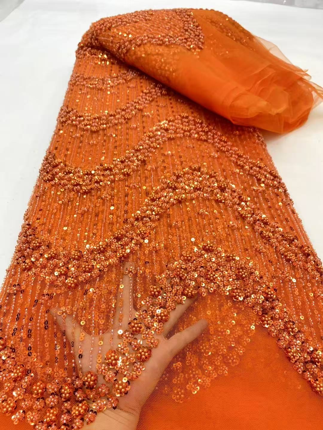 Crystal Mesh Fabric - 2025 Latest Hot Sale New High-End