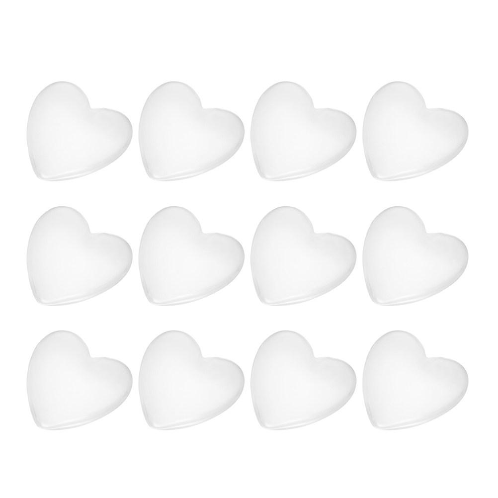 Craft Embellishment - 100Pcs Heart Shaped Glass Sticker DIY