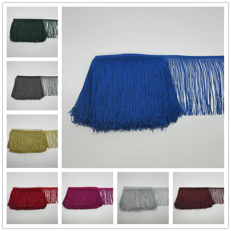 Fringe Ribbon Sewing - 1 yard/lot 15CM Long Polyester Fringe