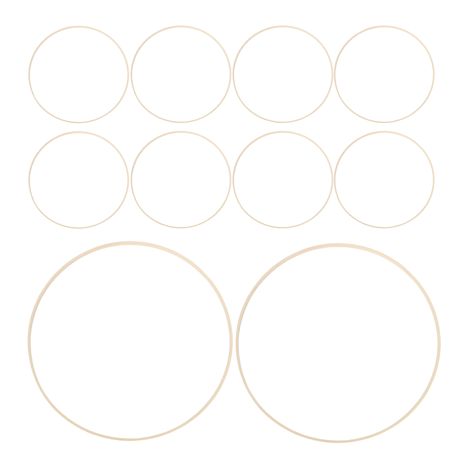 Embroidery Craft - 10 Pcs Craft Supplies for Wreath