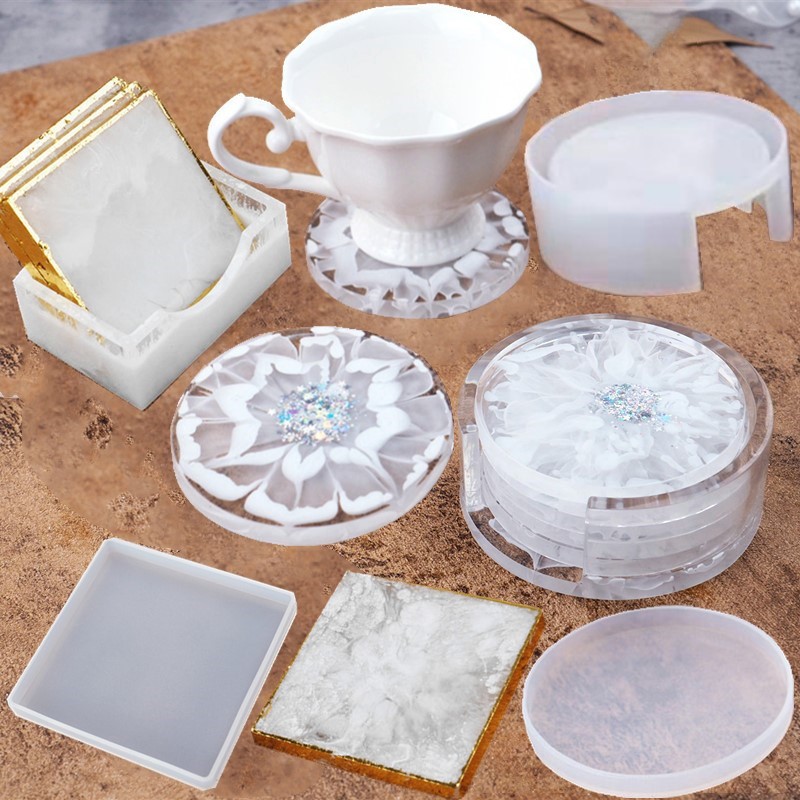 Craft Embellishment Storage - SNASAN Coaster Cup Mat Silicone Mold
