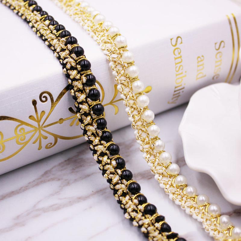 Fringe Ribbon Sewing - 10yards DIY accessories Pearl lace Ribbon
