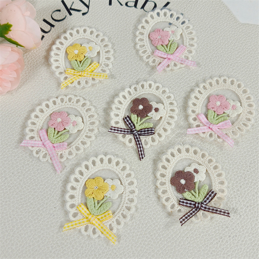 Applique Patch Flower - 10PCS New Spring Summer Fresh Style
