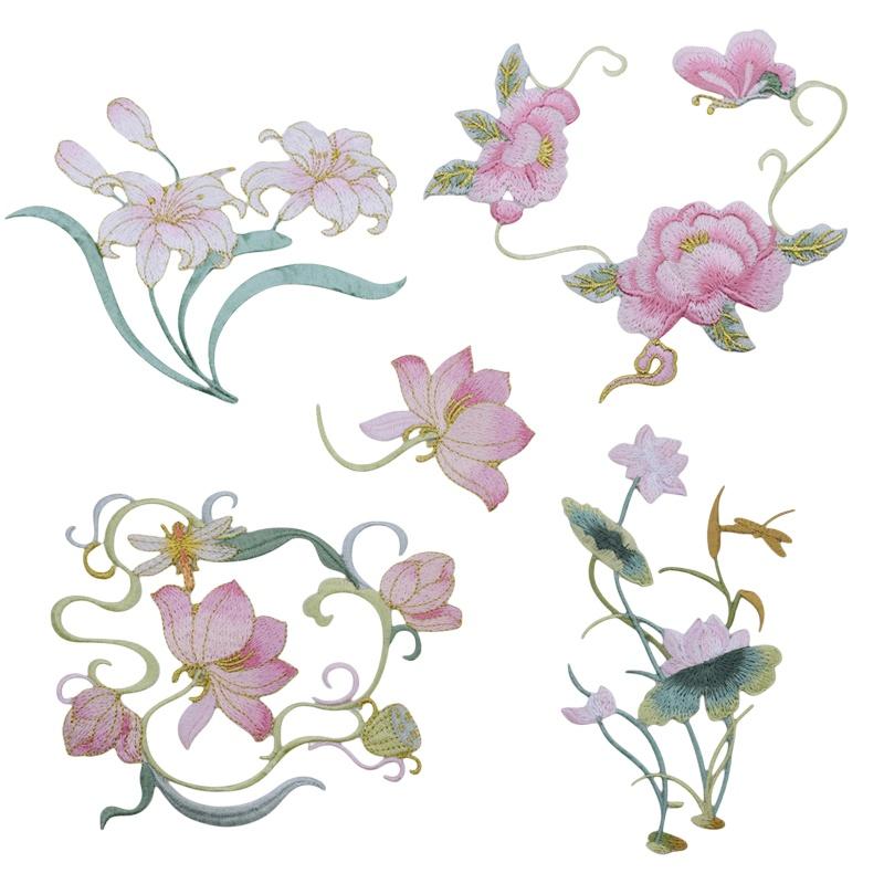 Applique Patch Flower - 1Pcs DIY Clothes Crafts Embroidered Flower