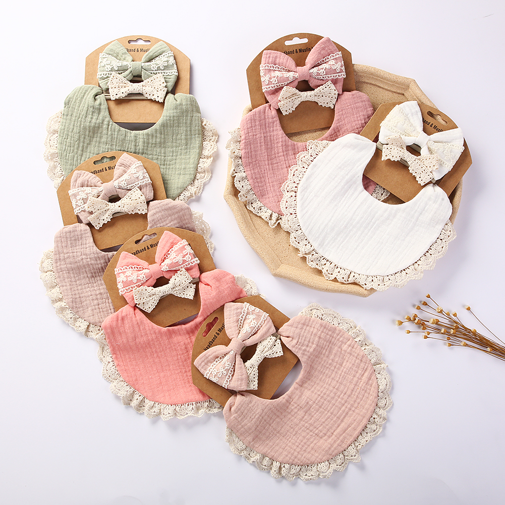 Tassel Fringe Trim - 3Pcs/Set Solid Muslin Cotton Bamboo Baby