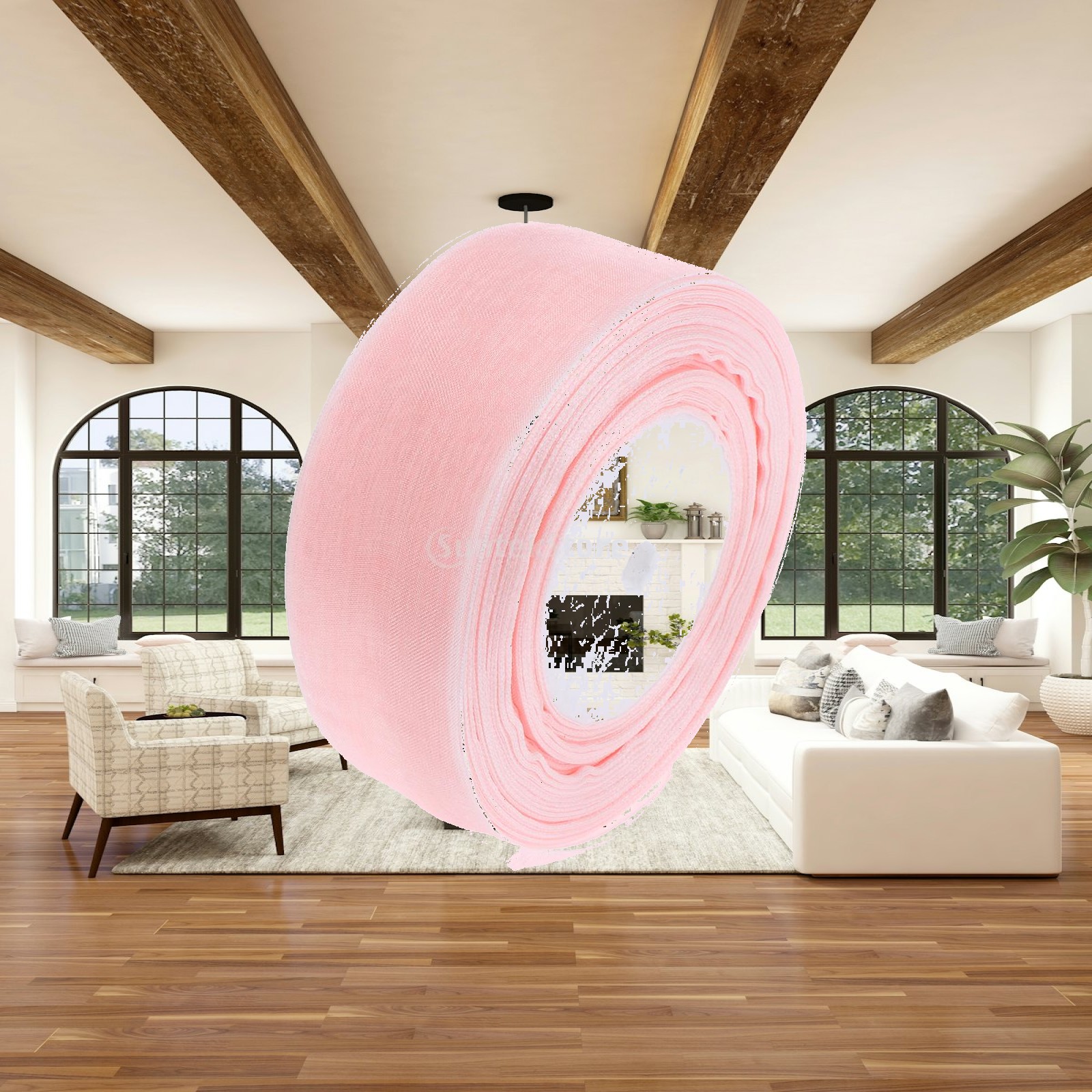 Organza Ribbon Spool - Sheer Organza Ribbon Large Satin Knot