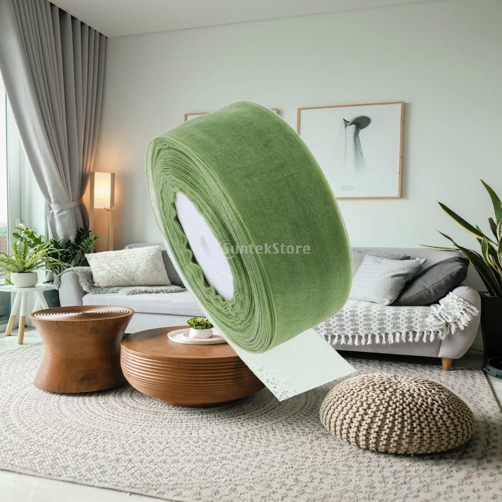 Organza Ribbon Spool - Sheer Organza Ribbon Polyester Tulle Spool