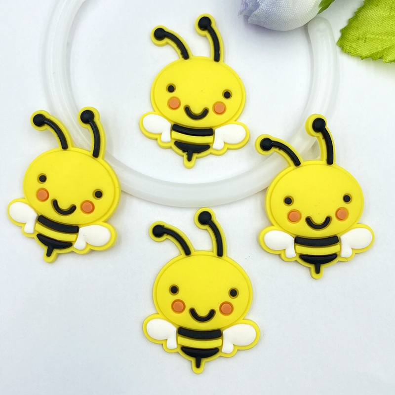 Embellishment Glue Craft - 10/20/30pcs cute PVC bee flexible glue