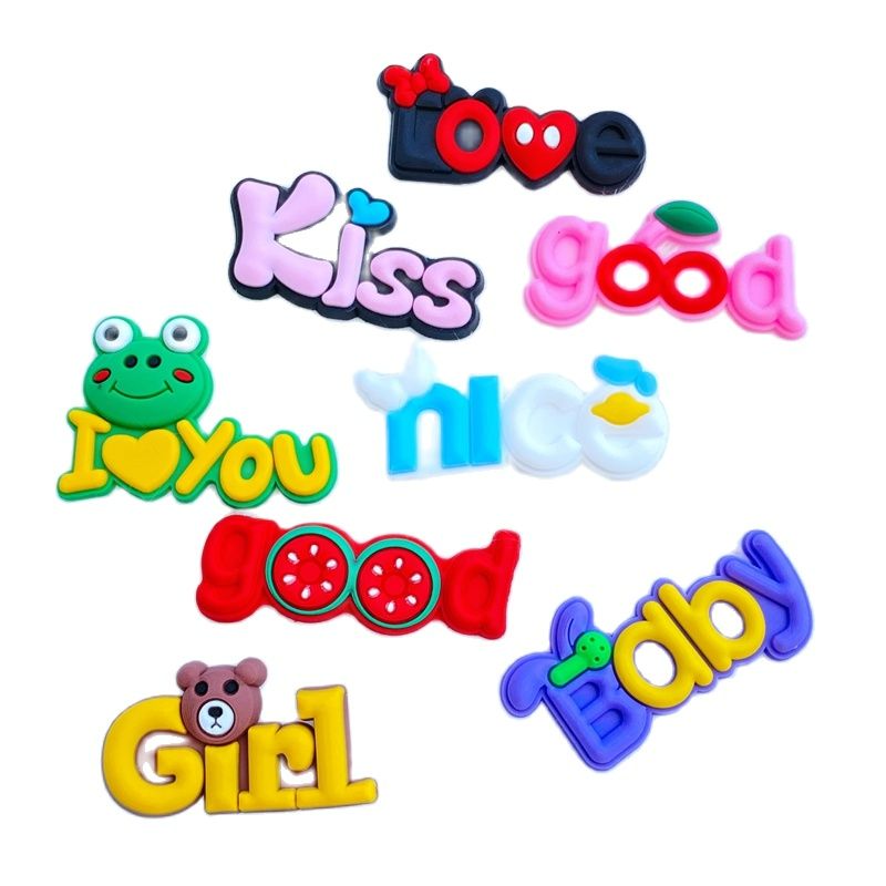 Embellishment Glue Craft - 20pcs New Mini Lovely Letters PVC