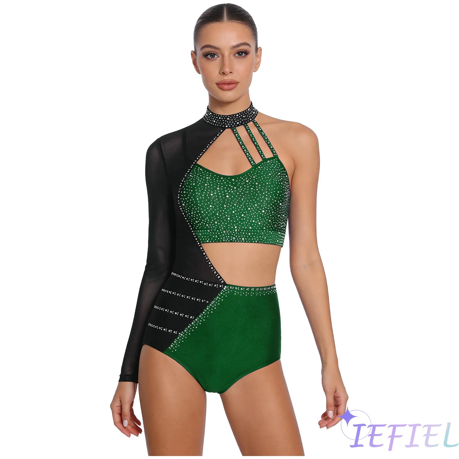 Rhinestone Banding Trim - Elegant Womens Jazz Dance Gymnastics Stage