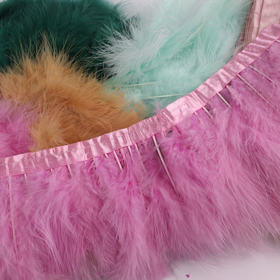 Feather Trim Marabou - 10 Meters Natural Turkey Marabou Feather