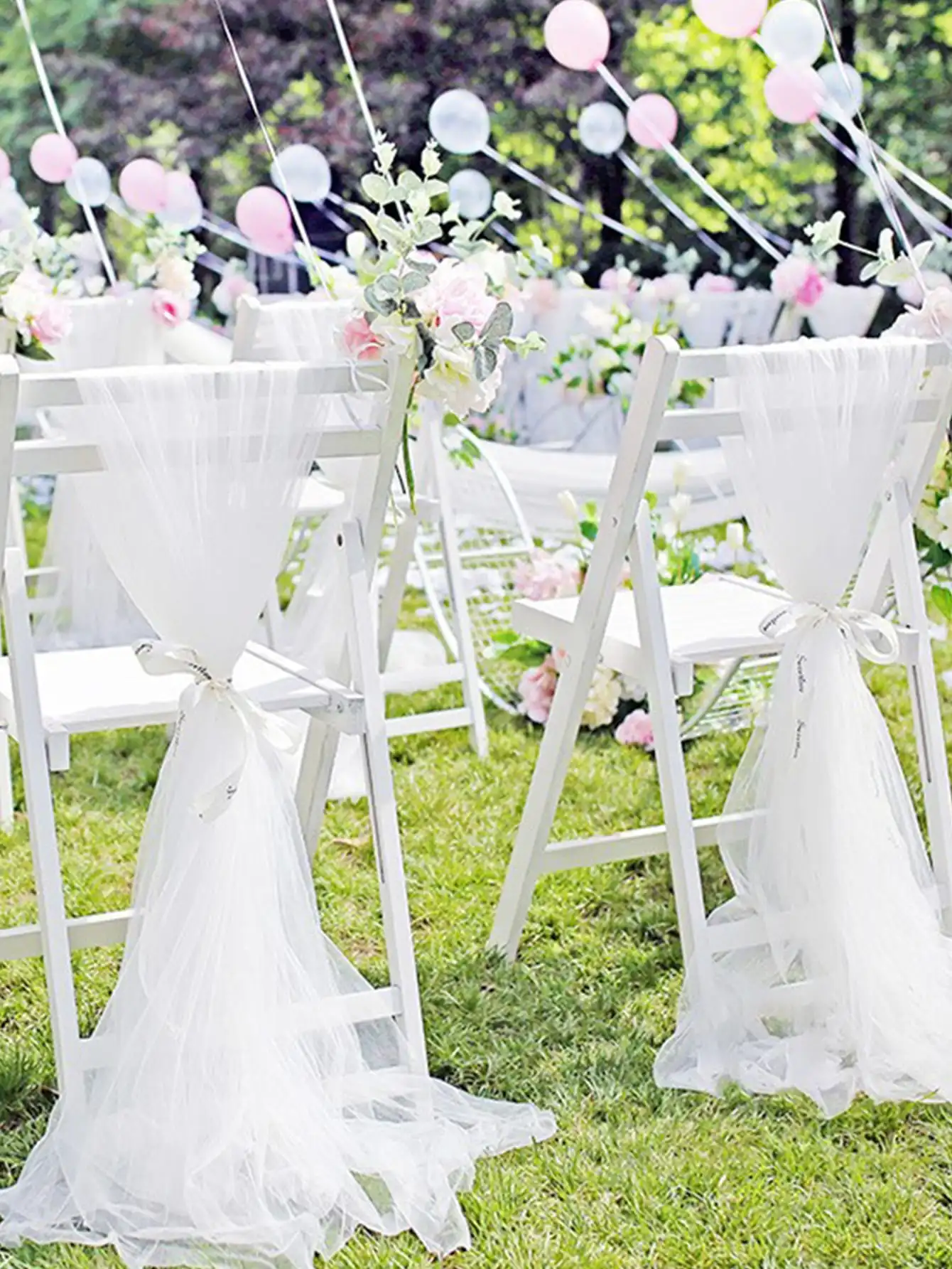 Organza Ribbon Spool - Crystal Organza Fabric Tulle for Wedding