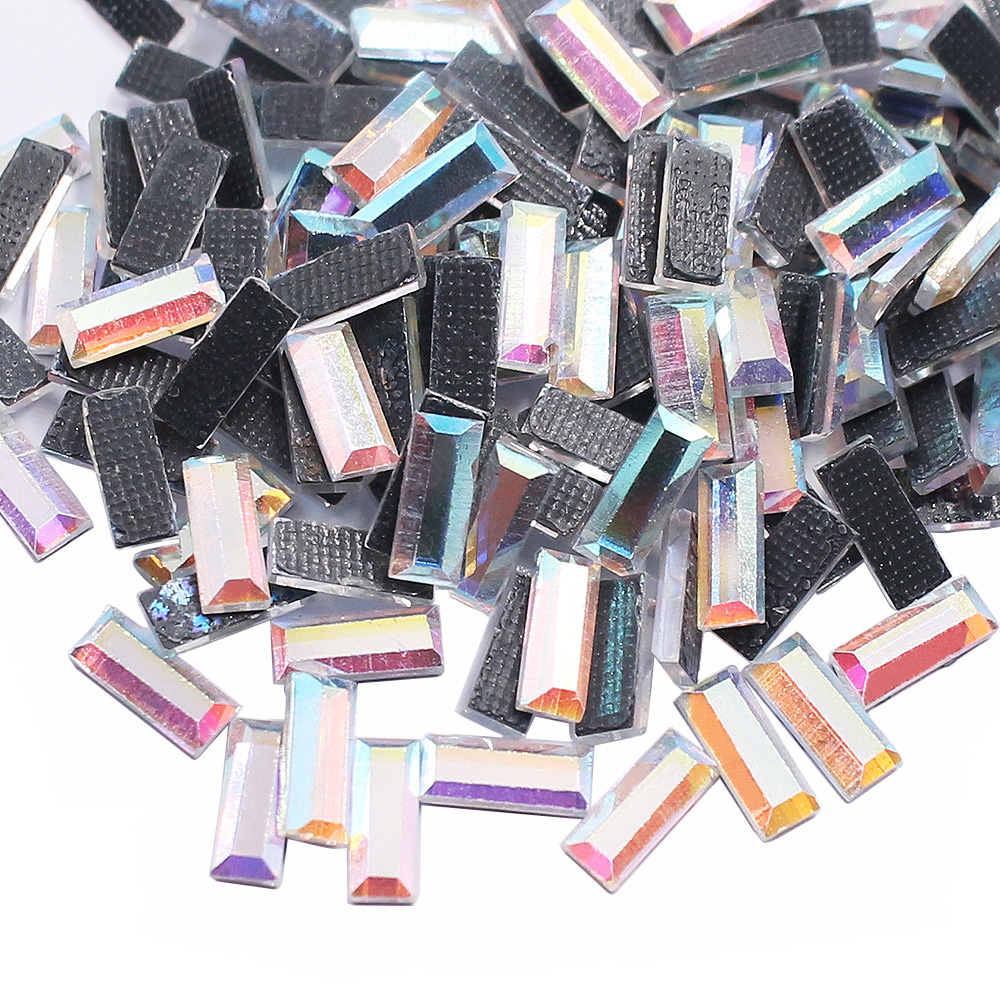 Hotfix Rhinestone Sheet - 200PCS Strip Glue-back Hotfix Rhinestones Crystals