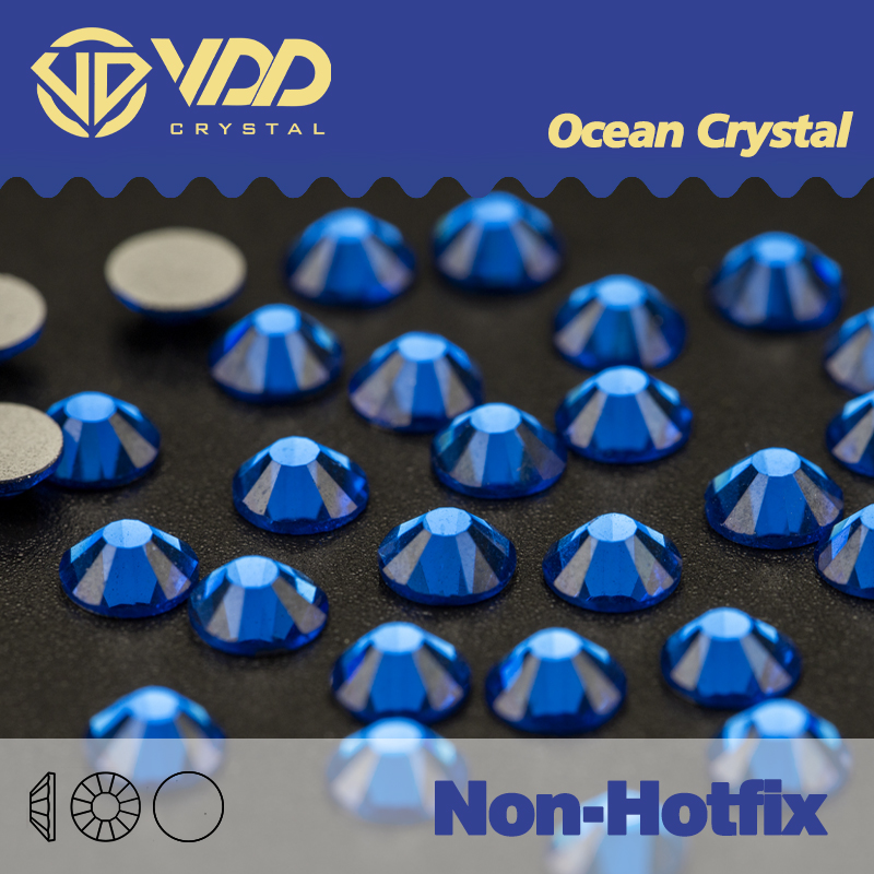 Hotfix Rhinestone Sheet - VDD 029 Capri Blue Rhinestones Non-hotfix