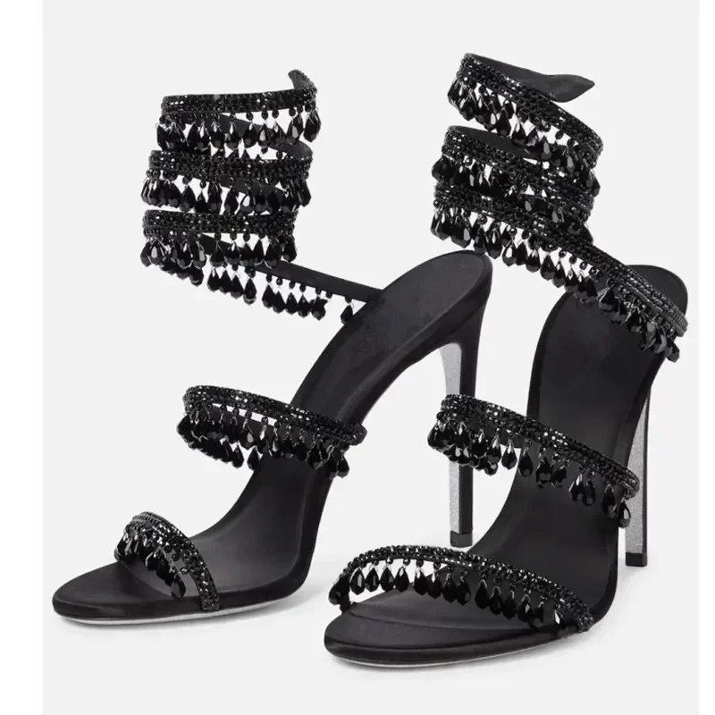 Tassel Fringe Trim - 2026Women's New Water Diamond Sandals Fashion