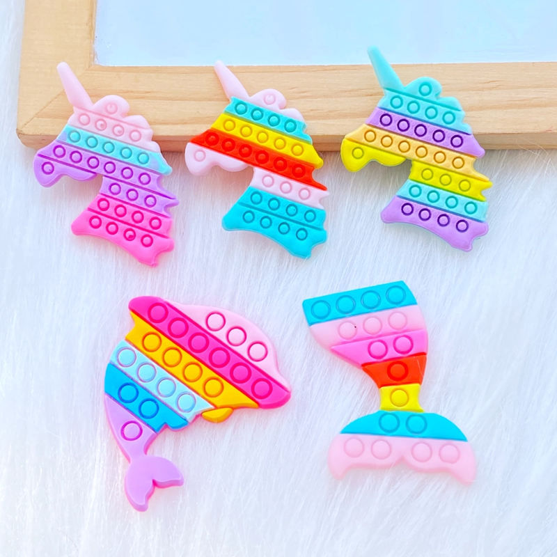 20Pcs New Cute Fishtail Unicor - Embellishment Glue Craft incelemesi ve fiyatı