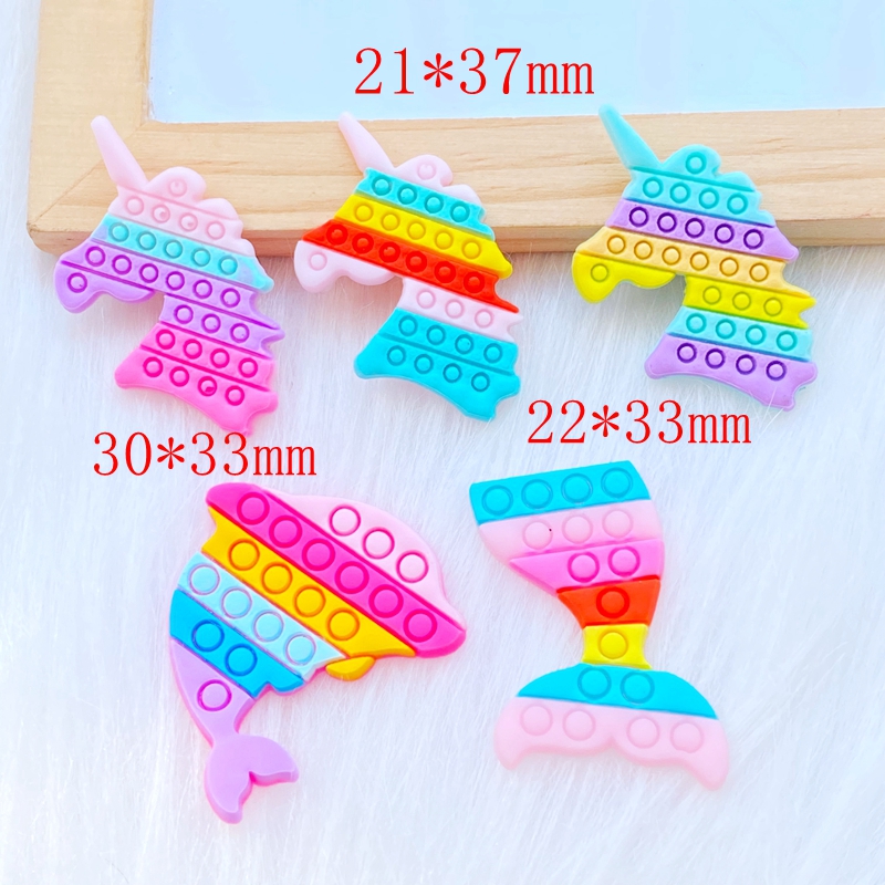 20Pcs New Cute Fishtail Unicor - Embellishment Glue Craft incelemesi ve fiyatı
