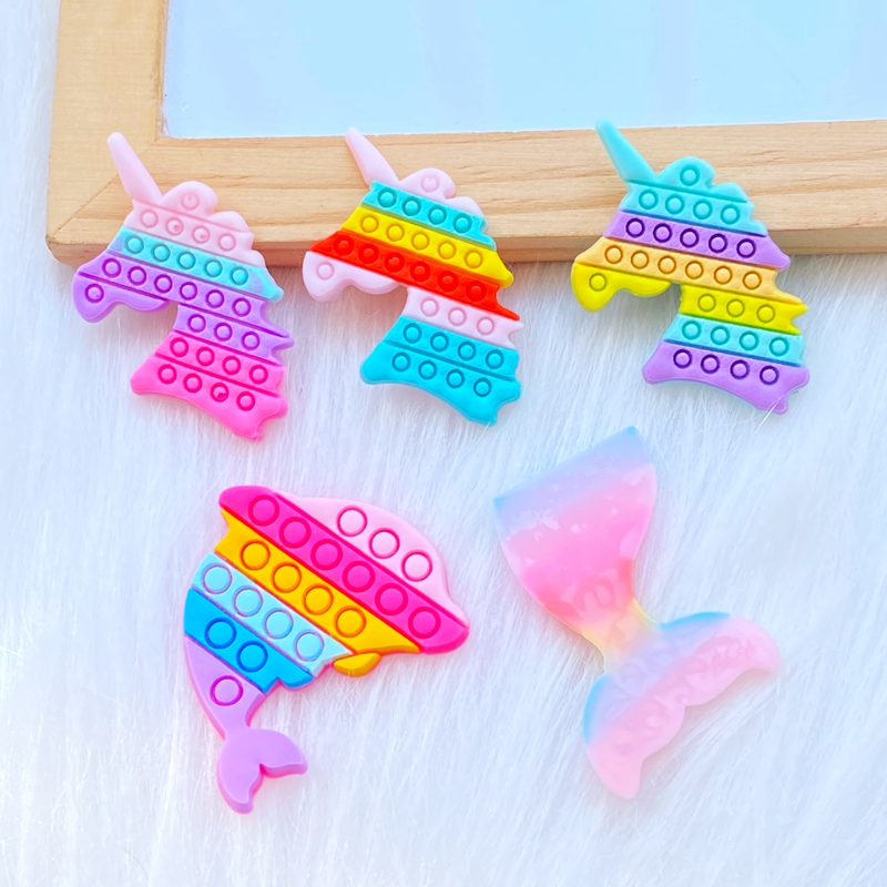 20Pcs New Cute Fishtail Unicor - Embellishment Glue Craft incelemesi ve fiyatı