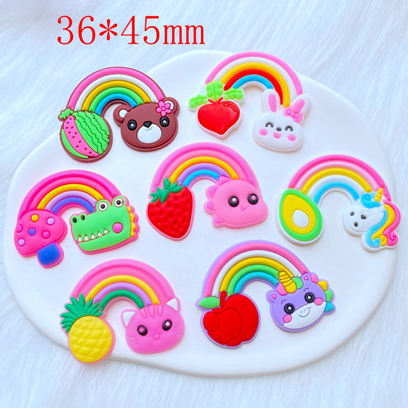 10Pcs New Cute Fruit Animal Ra - Embellishment Glue Craft incelemesi ve fiyatı