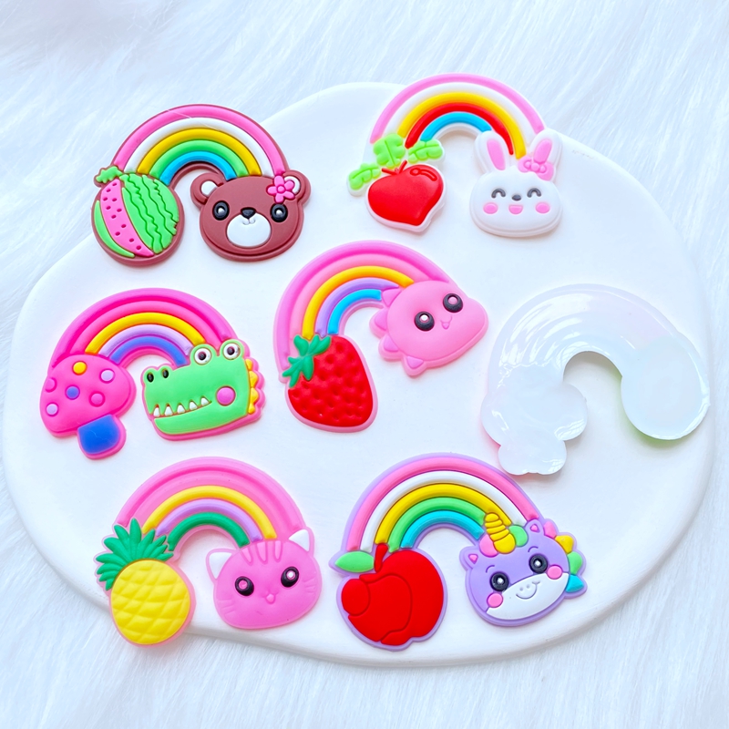 10Pcs New Cute Fruit Animal Ra - Embellishment Glue Craft incelemesi ve fiyatı