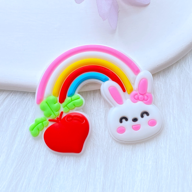 10Pcs New Cute Fruit Animal Ra - Embellishment Glue Craft incelemesi ve fiyatı