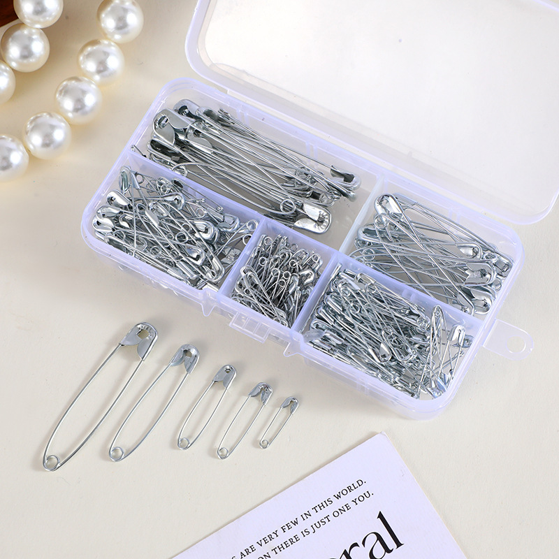 Silver Safety Pins Kit With St - Craft Embellishment Storage incelemesi ve fiyatı
