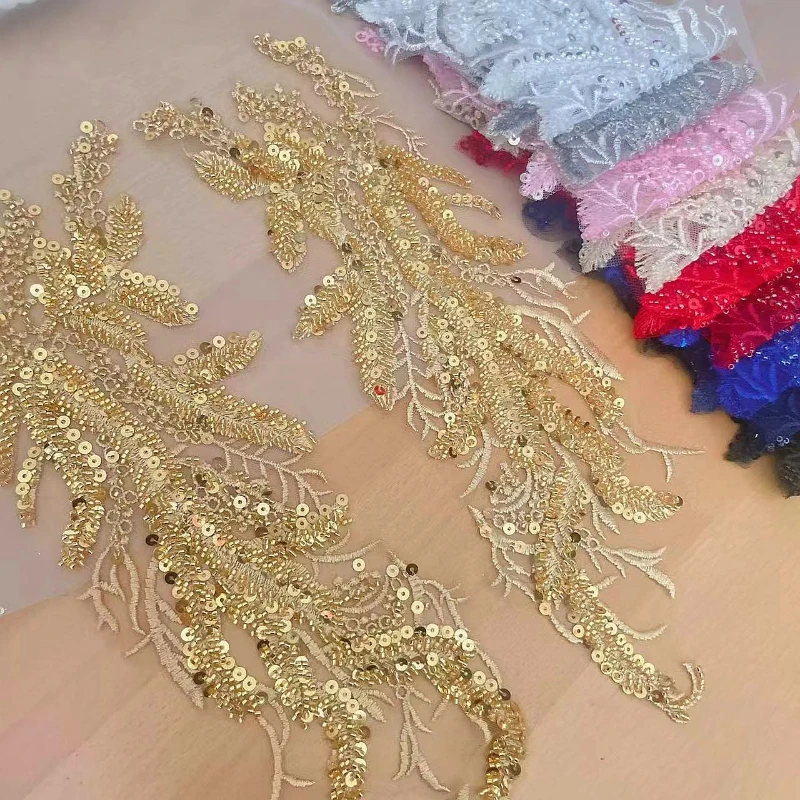 Beaded Sequins 3D Decals Mirro - Applique Patch Flower incelemesi ve fiyatı