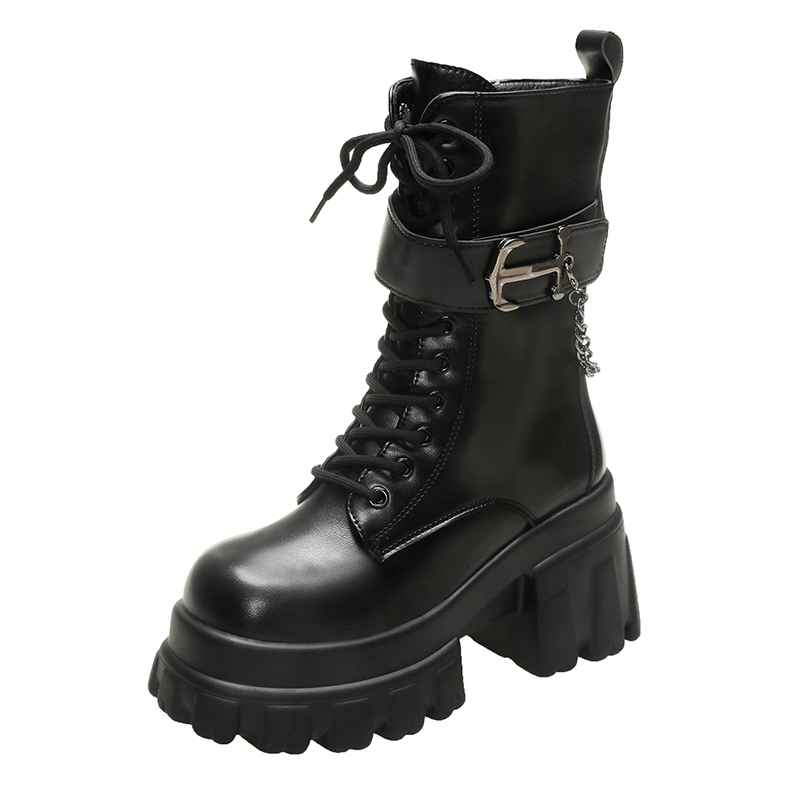 11cm Woman Hidden Wedges Boots - Guipure Lace Panel incelemesi ve fiyatı