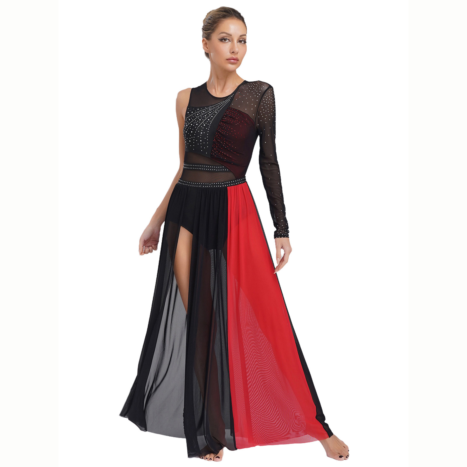 Women Lyrical Dance Costume Rh - Rhinestone Banding Trim incelemesi ve fiyatı