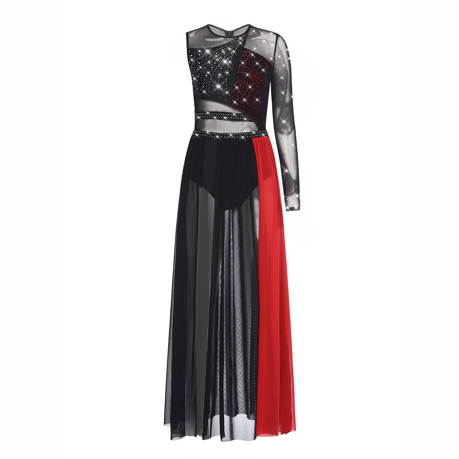 Women Lyrical Dance Costume Rh - Rhinestone Banding Trim incelemesi ve fiyatı