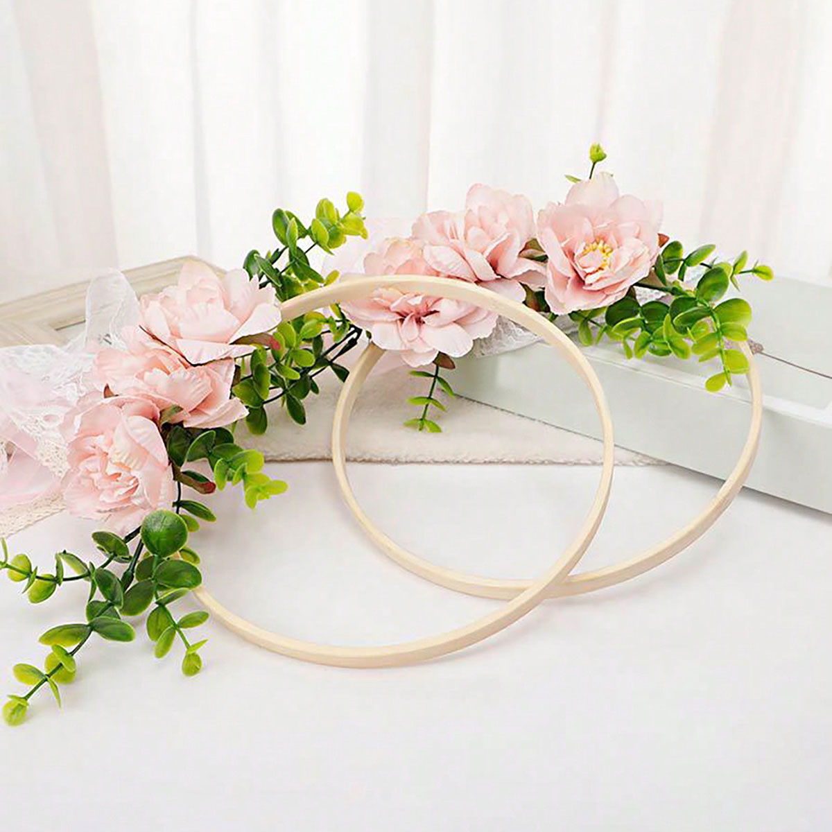 1Pc Wedding Round Bamboo Flowe - Tassel Fringe Trim incelemesi ve fiyatı