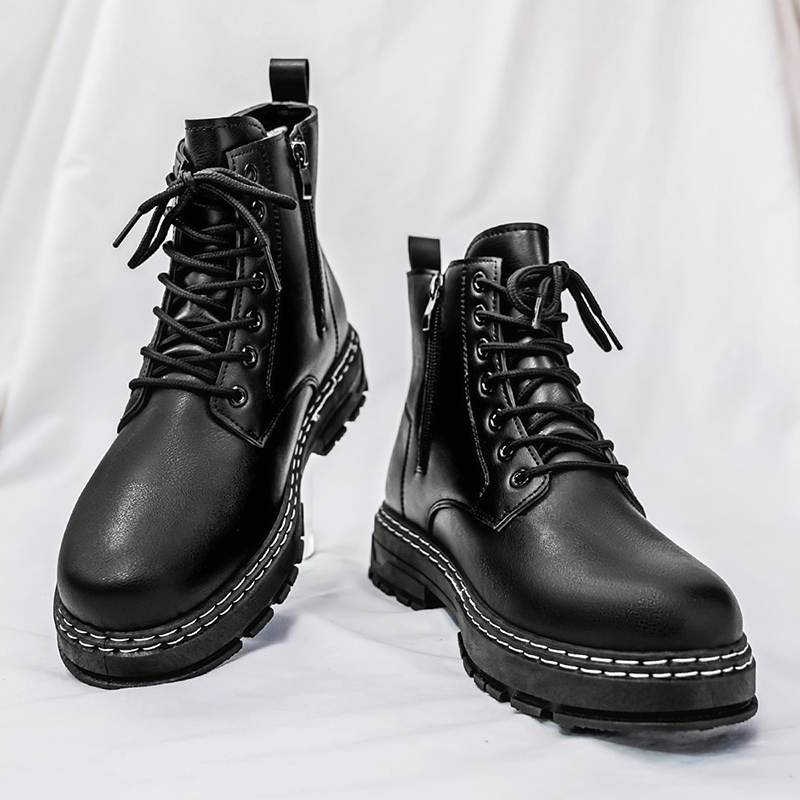 Men's 4-Season Black Patent Le - Guipure Lace Panel incelemesi ve fiyatı