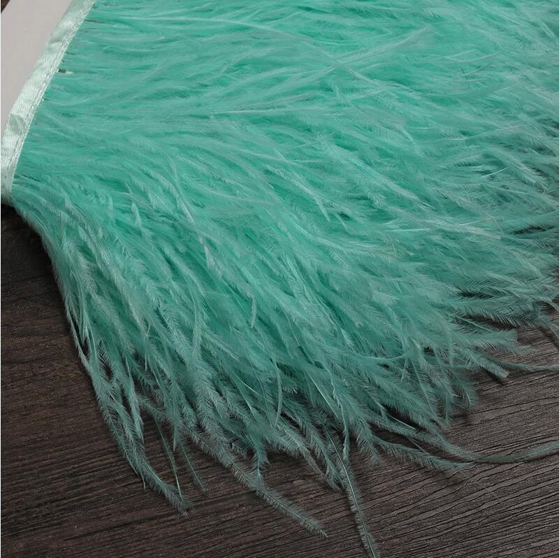 13-18CM 6M Ostrich Feather tri - Feather Trim Marabou incelemesi ve fiyatı