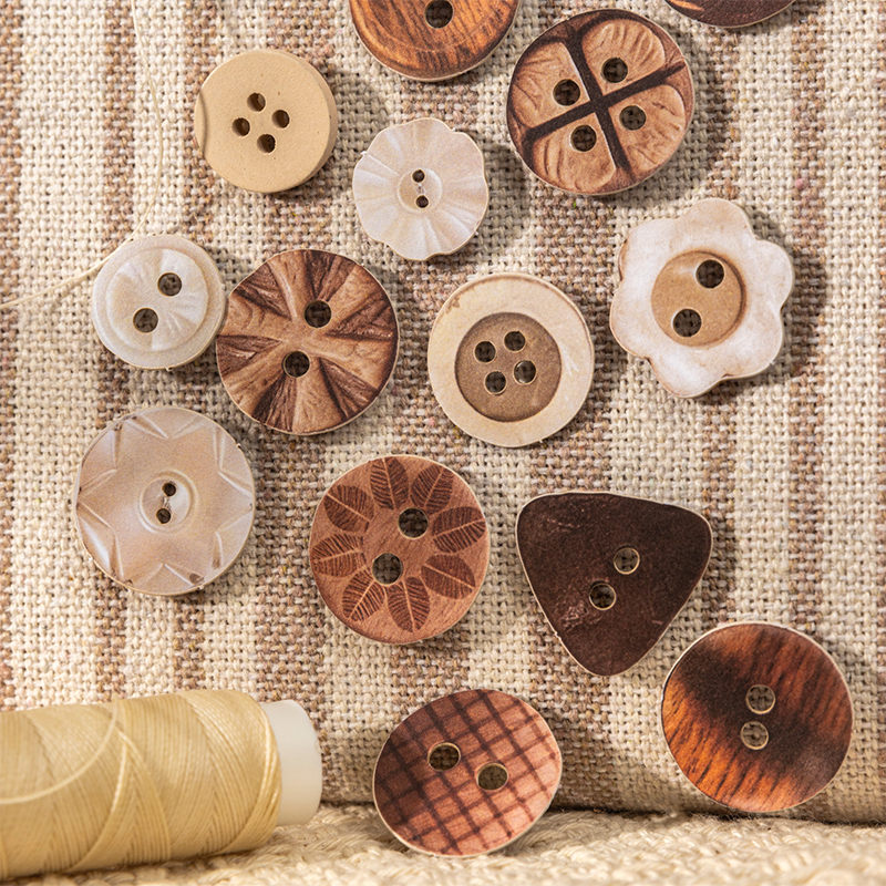 JIANQI 100 Sheets Button shape - Embellishments For Scrapbooking incelemesi ve fiyatı