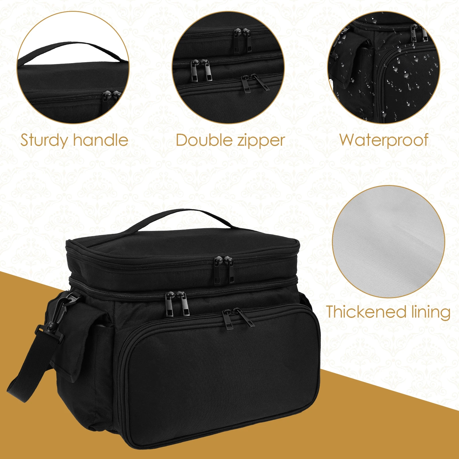 Large Sewing Bag Wool Knitting - Craft Embellishment Storage incelemesi ve fiyatı