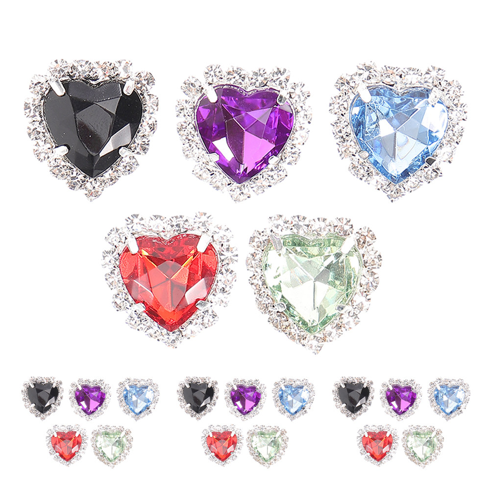 30Pcs Heart Rhinestones Sew-on - Sew On Rhinestone incelemesi ve fiyatı