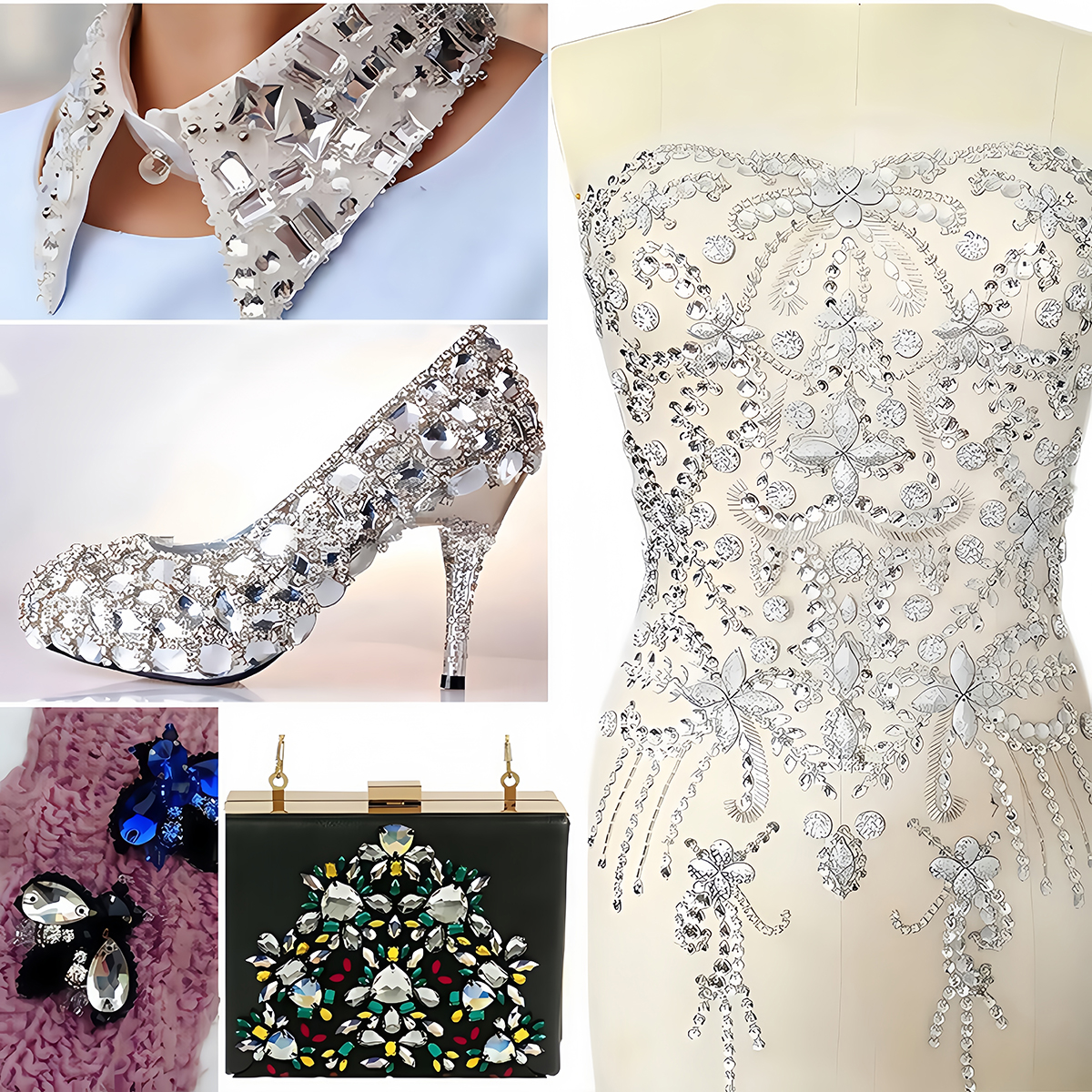Oval Ellipse Crystal Clear Gla - Sew On Rhinestone incelemesi ve fiyatı