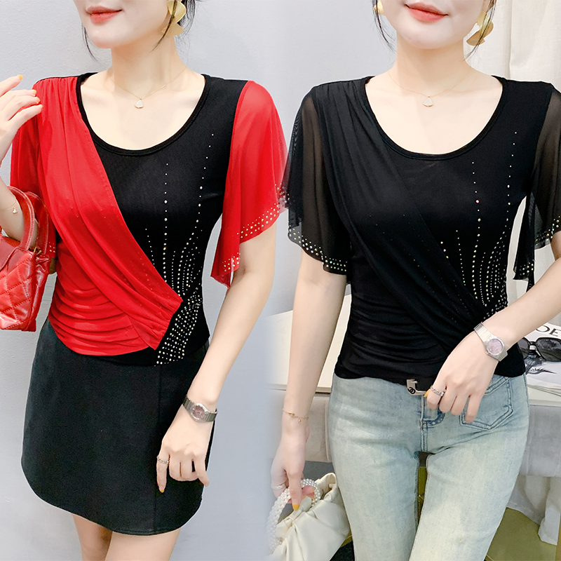 2025 Summer Women's Mesh Top:  - Beaded Trim Fringe incelemesi ve fiyatı