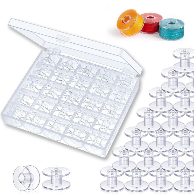 25pcs Home Sewing Machine Bott - Craft Embellishment Storage incelemesi ve fiyatı
