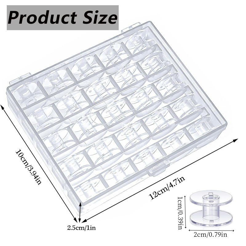 25pcs Home Sewing Machine Bott - Craft Embellishment Storage incelemesi ve fiyatı