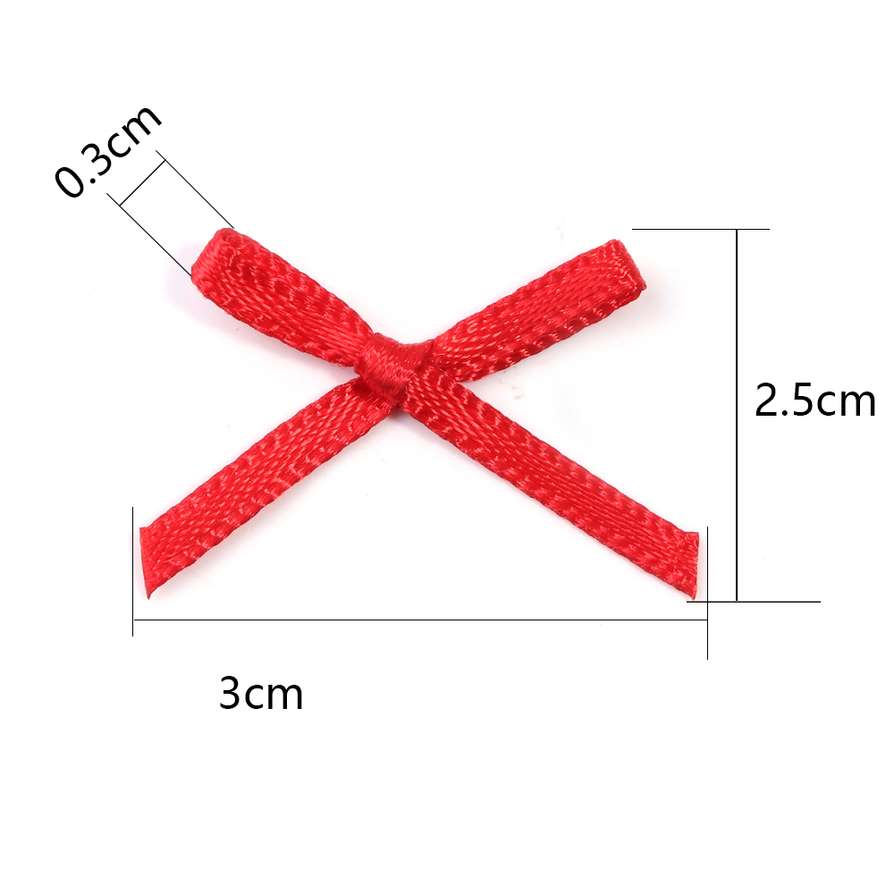 50Pcs 2.5x3cm Ribbons Mini Sat - Embellishments For Scrapbooking incelemesi ve fiyatı