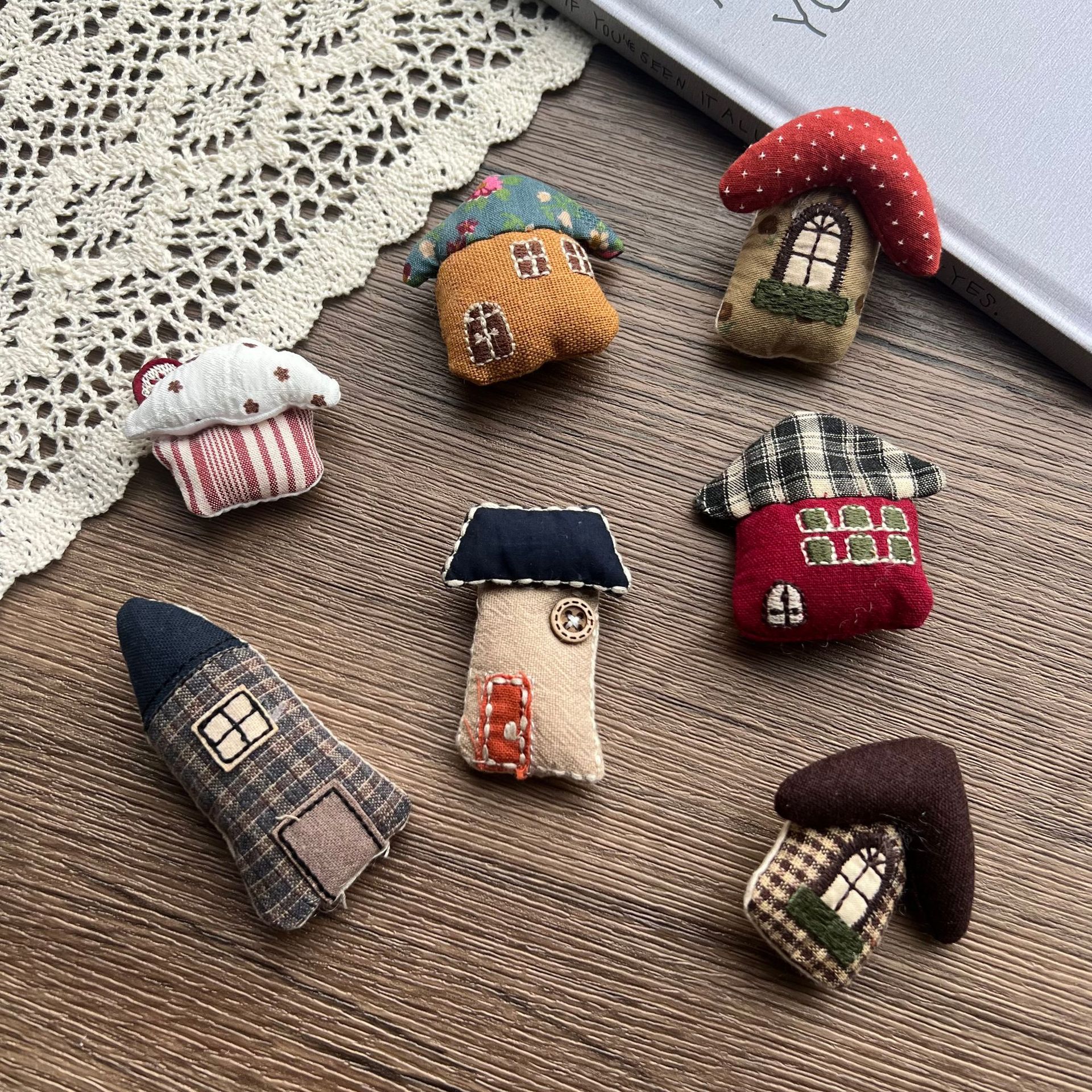 Stuffed Fabric Mushroom House  - Craft Embellishment incelemesi ve fiyatı
