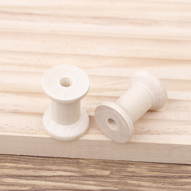 10Pc Vintage Wooden Spools DIY - Organza Ribbon Spool incelemesi ve fiyatı
